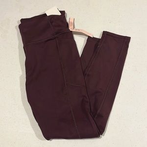 VS High-Rise Maroon Leggings